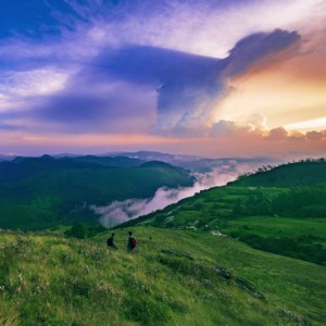 Copper Castle Resort Munnar view tea plantations Kerala honeymoon HM-01