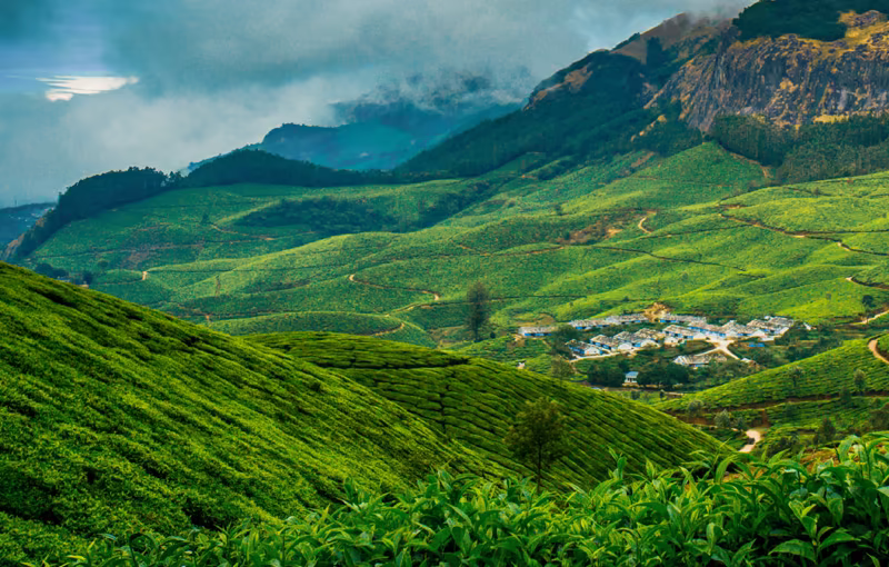 Deshadan Mountain Resort Munnar hills honeymoon clouds view HM-11
