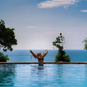 Elixir Cliff Beach Resort Varkala luxury ocean view suite Kerala honeymoon HM-12