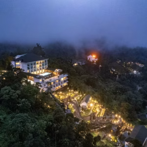 Grand Cliff Resort Munnar luxury exterior view overlooking hills