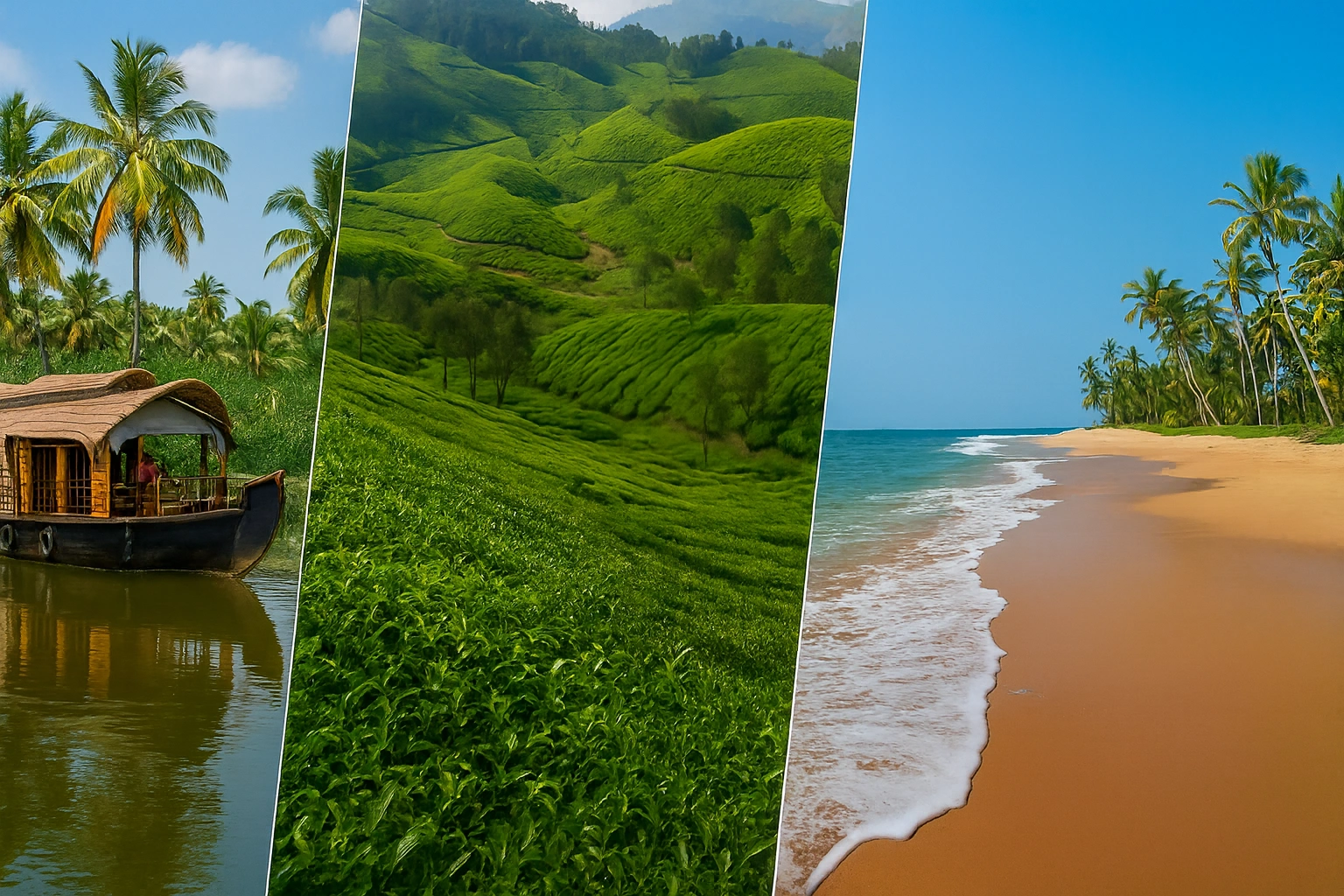 Kerala backwaters, tea gardens, and beaches – Kerala travel information for USA travellers